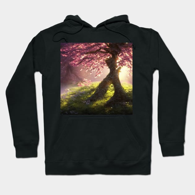 The Cherry Blossom's Magic Touch Hoodie by D3monic